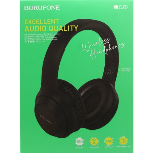 Bluetooth наушники BOROFONE BO20 Черные 111500₽