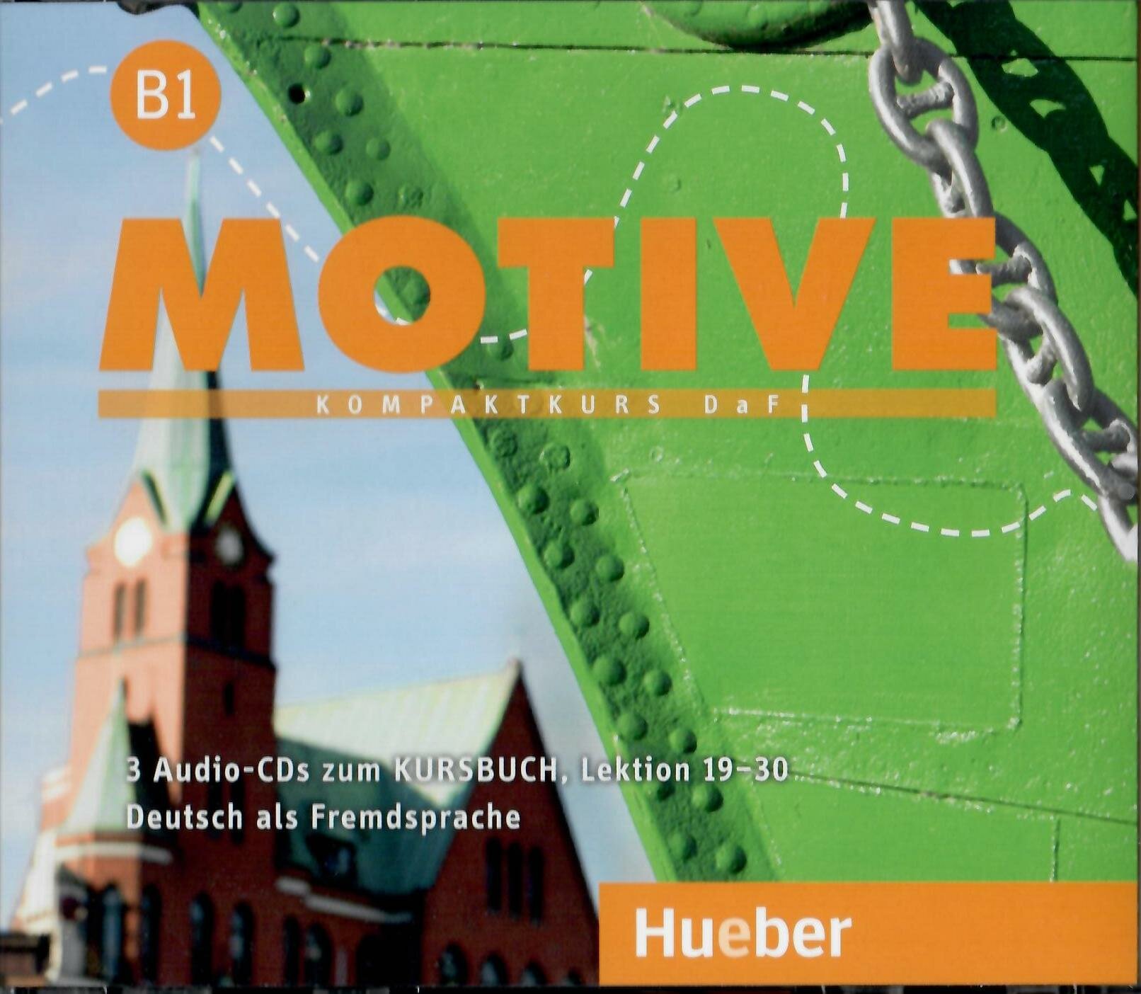 Motive B1. Audio-CDs zum Kursbuch, Lektion 19–30. Kompaktkurs DaF. Deutsch als Fremdsprache Hueber Verlag - фото №1