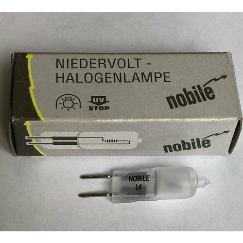 Лампа галогенная пальчиковая Gy635 35W Nobile 12V матовая Германия 350₽