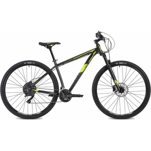 горный велосипед stinger bike stinger 27 5 graphite pro черный размер 16 Велосипед STINGER 27.5 GRAPHITE PRO черный, алюминий, размер 16