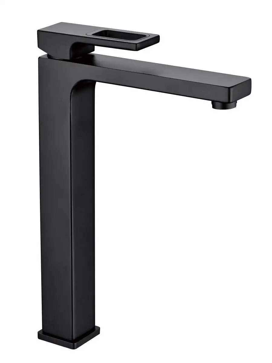 Смеситель для раковины Gappo FUTURA G1017-62, однорычажный, чёрный