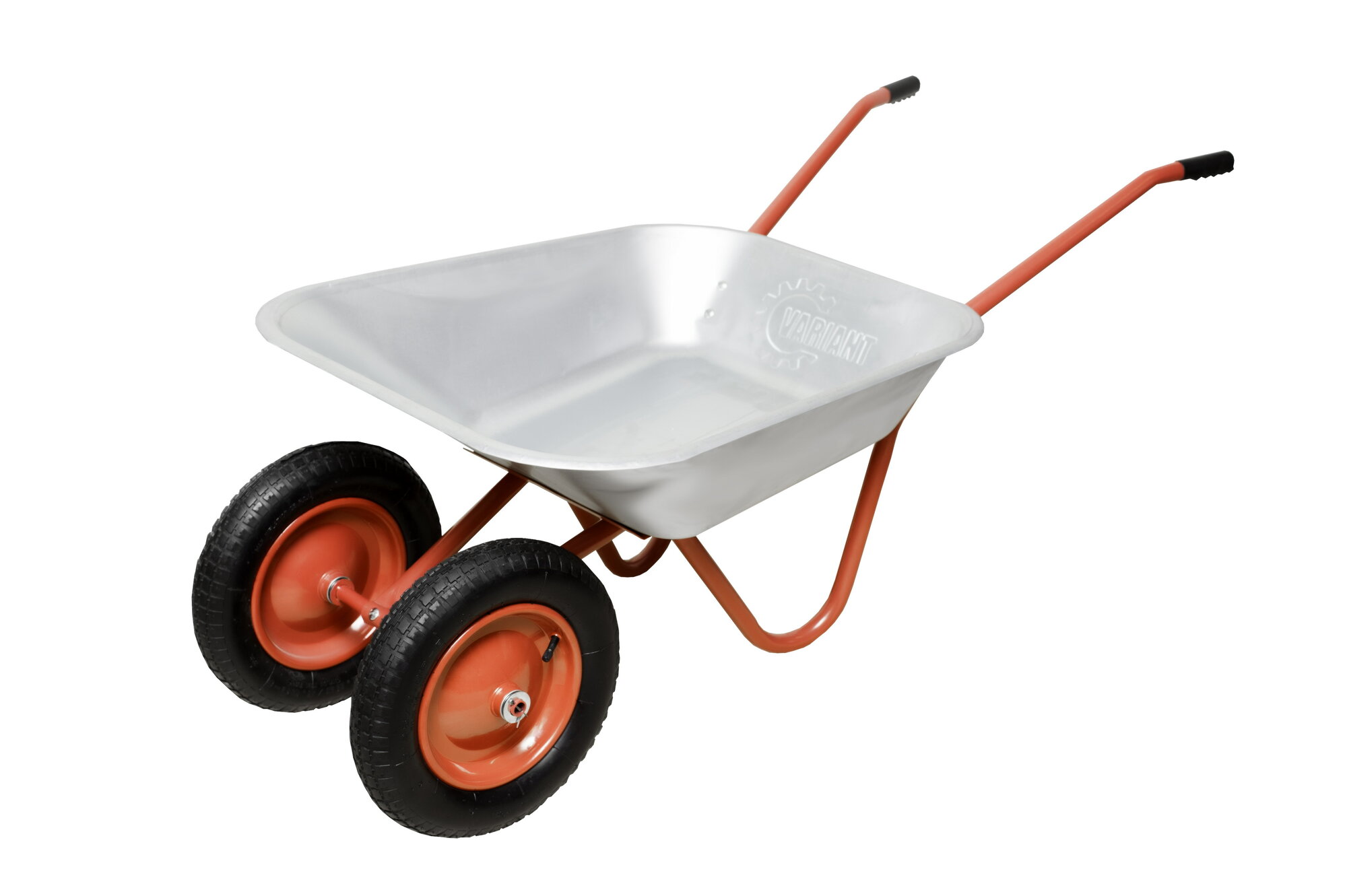 фото Тачка садовая двухколесная 85 л 12410