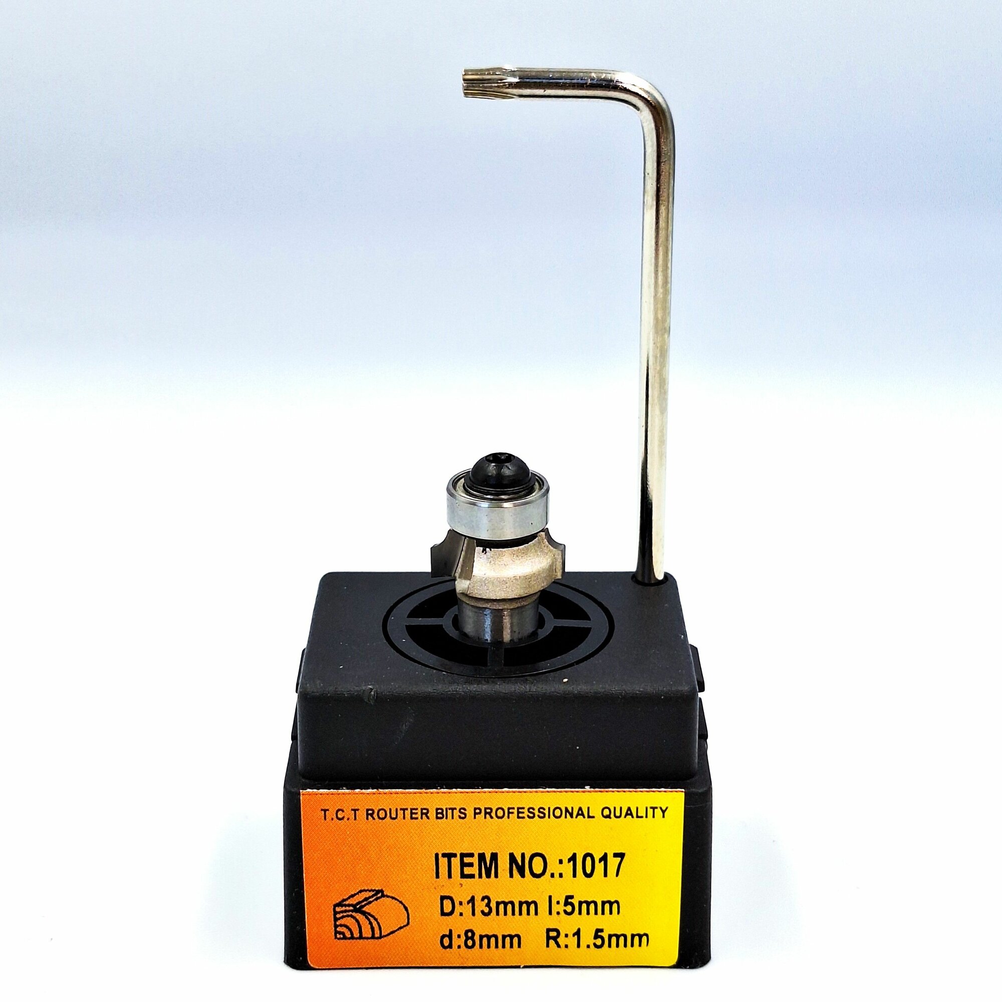 Фреза Globus радиусная 1017 R1.5 хвостовик 8 мм кромочная калевочная