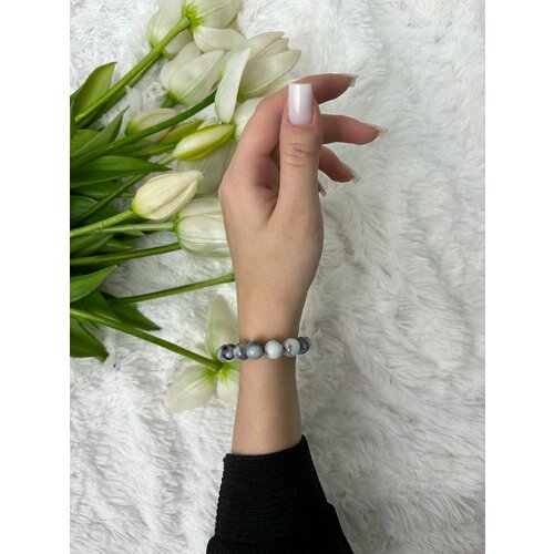 Браслет-цепочка SIDORINA SOFIA ACCESSORIES кристалл 1 шт размер 17 см серый 300₽