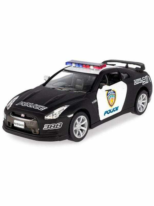 Модель машины KINSMART "Nissan GT-R R35". инерция 1:36