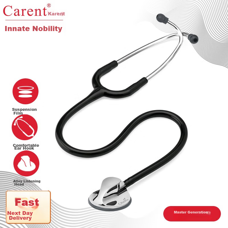 Carent Professional Medical Stethoscope for Adults And Children Fetal Heart Rate Monitoring Blood Pressure Measurement Heart And Lung Examination SingleSided Master Model U7pro
