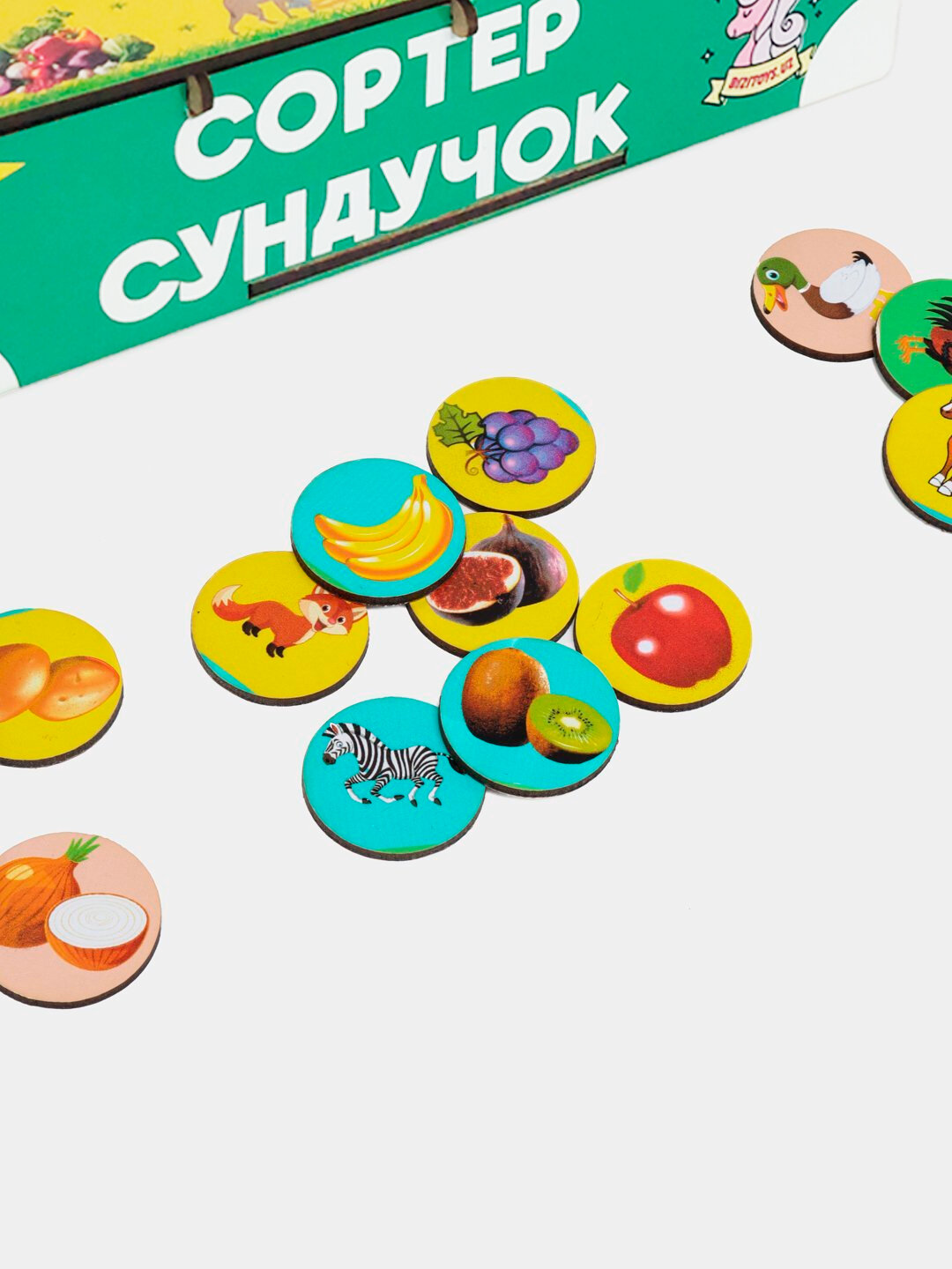 Развивающие логические игрушки, Лайм — фото 1