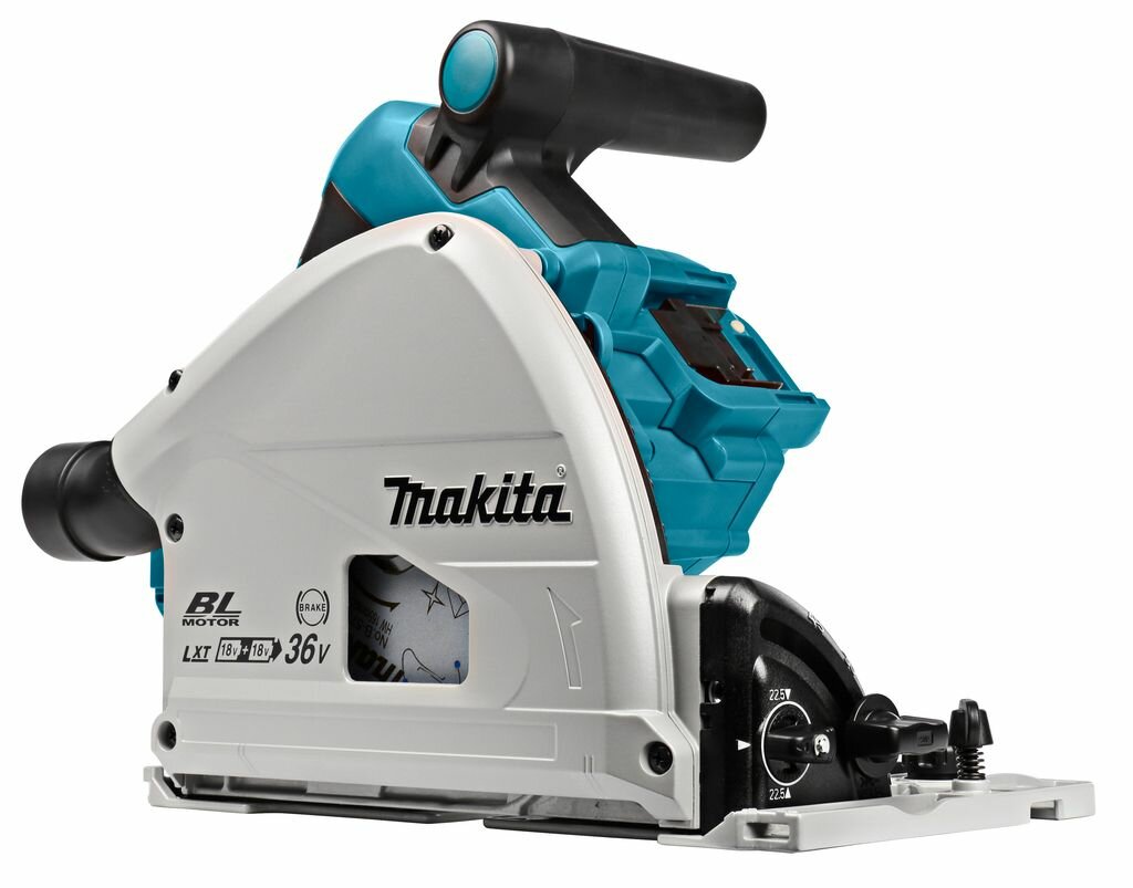 Дисковая пила Makita DSP600Z BL 165мм 1300Вт черная/синяя