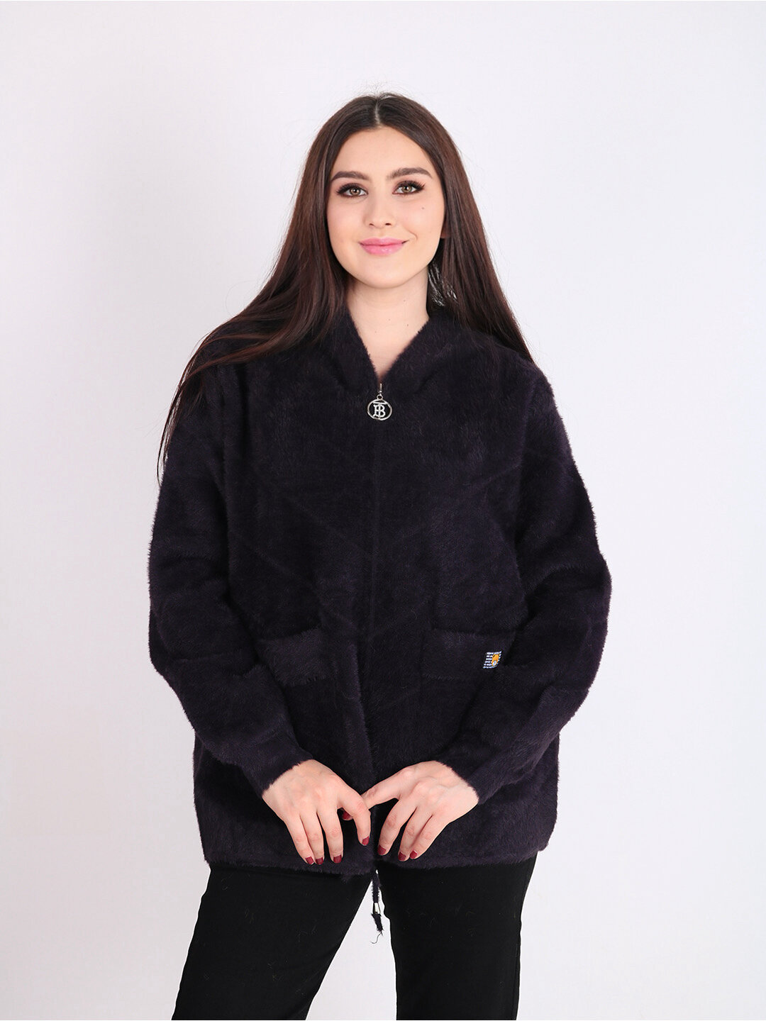 Пальто, размер One Size, Шоколадный — фото 1