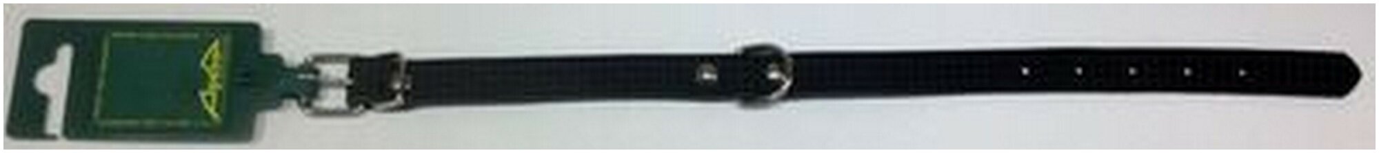 Аркон Ошейник кожаный 16, размер 26 - 34 см x 16 мм, тиснение f1, цвет черный, о16фч, один слой кожи - фотография № 2
