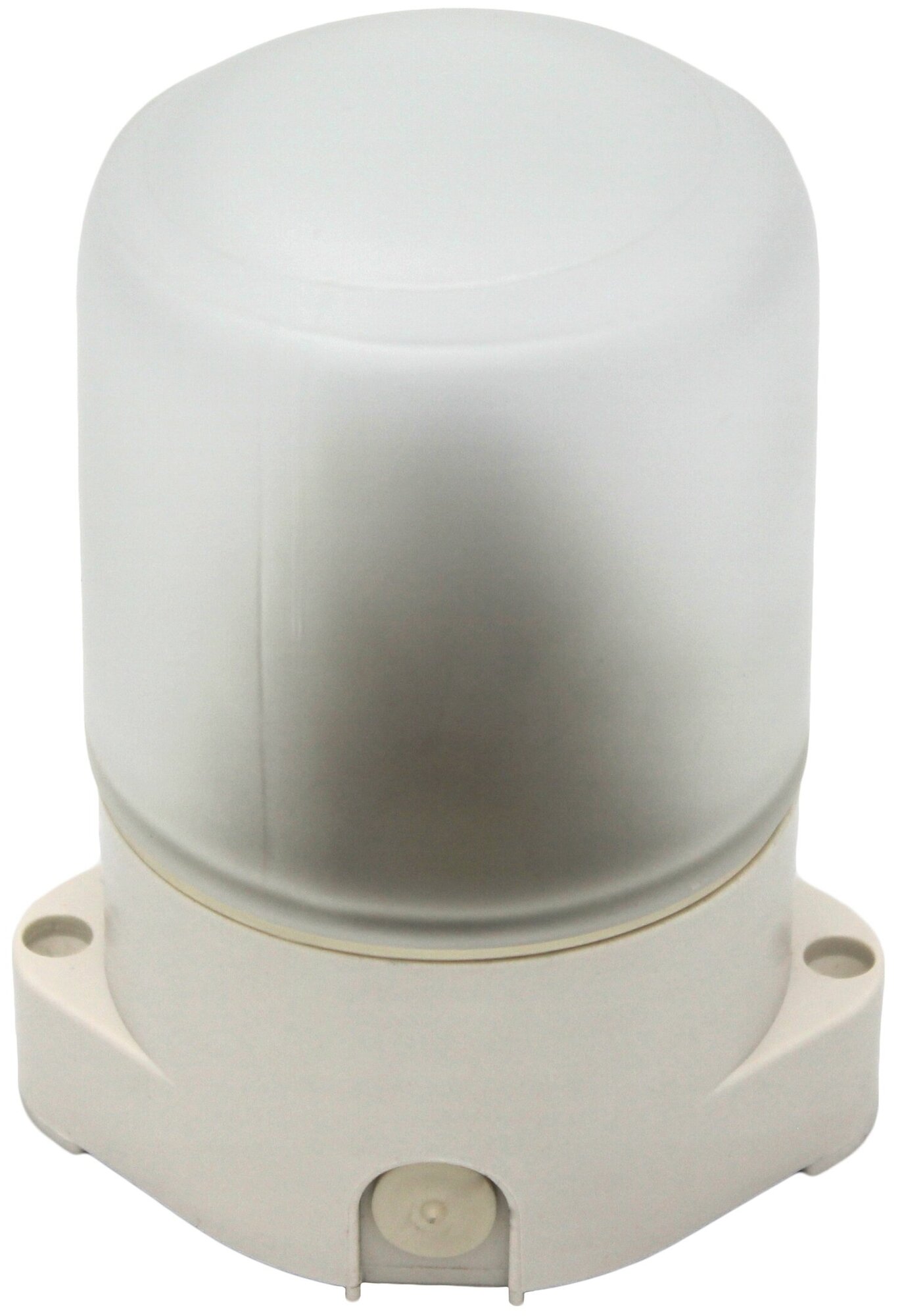 Светильник ЭРА НББ 01-60-001 для бани пластик/стекло прямой IP65 E27 max 60Вт 135х105х84 белый арт. Б0048030 (1 шт.)