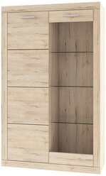 Шкаф комбинированный 1V1D OSKAR , цвет дуб Санремо