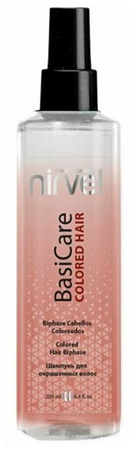 Двухфазный спрей-кондиционер для окрашенных волос Colored Hair Biphase, BasiCare, Nirvel, 200 мл — фото 1
