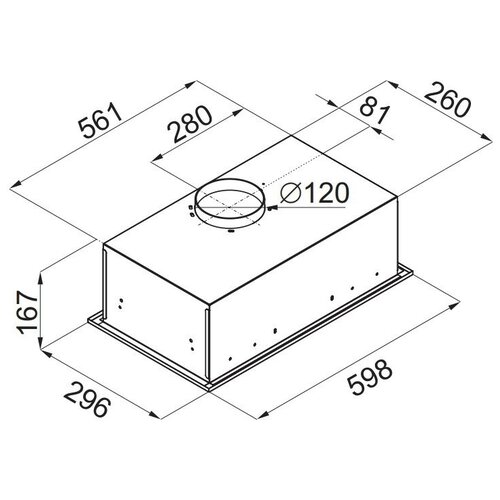 Вытяжка MAUNFELD Crosby Singl 60 нержавеющая сталь 930400₽