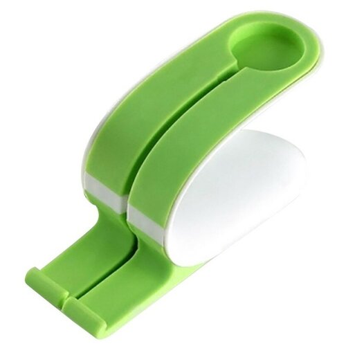 Держатель настольный для iPhone и AppleWatch, белый + зеленый