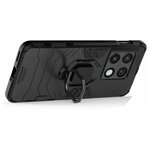 Противоударный чехол с кольцом Panther Case для OnePlus 10 Pro черный - изображение