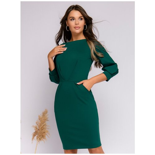 Платье 1001dress, размер XXXXL, зеленый