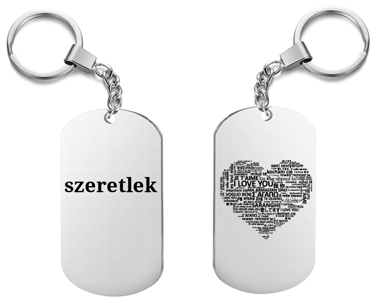 Брелок для ключей «Я тебя люблю венгерский» 