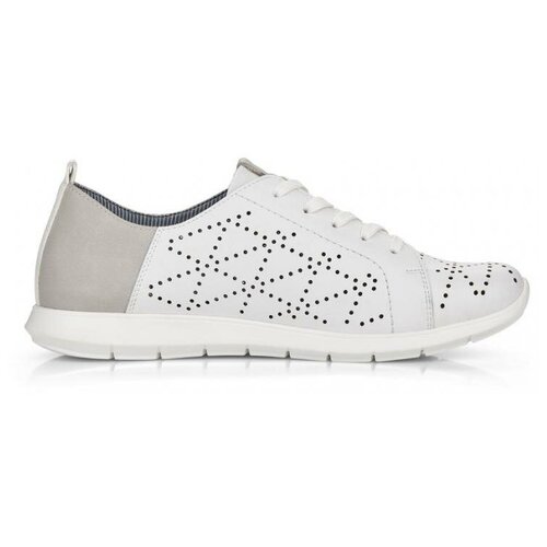 фото Туфли remonte женские летние, размер 38, цвет белый, артикул r7108-80