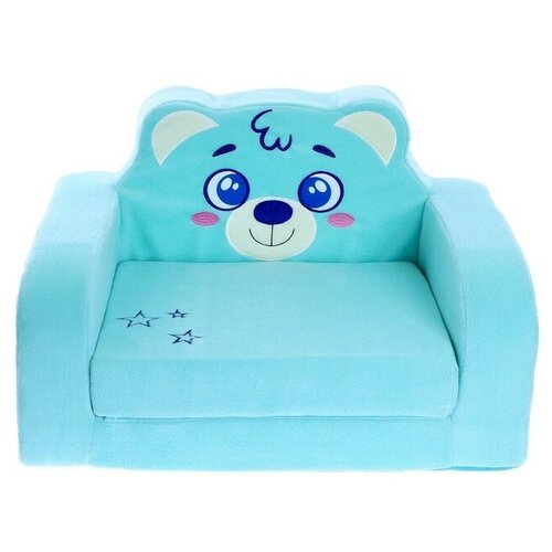 Мягкая игрушка-диван «Мишка», раскладной, микс