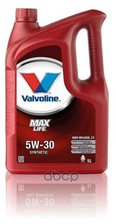 Valvoline Maxlife 5w30 C3 Масло Моторное Синт. 5л. Valvoline