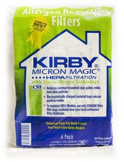 Мешки для пылесоса Кирби, Kirby Micron Magic, универсальные, 6 штук