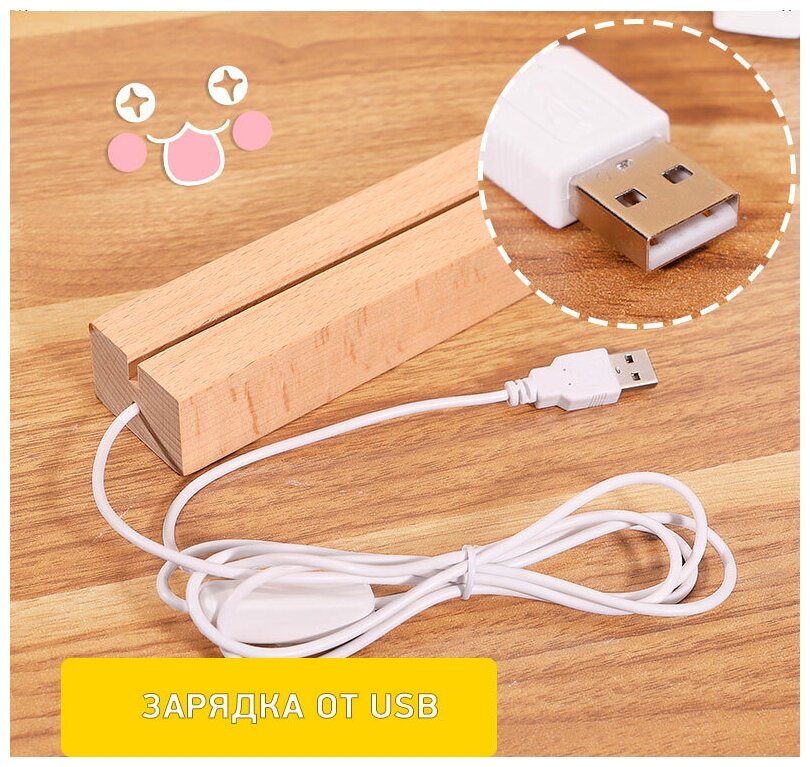 Акриловая доска для рисования / записей / заметок / с USB подсветкой ...