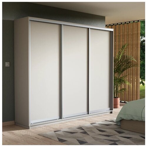 Шкаф-купе 3 дверный Express 240х240х60 см без зеркал Белый