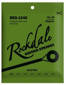 Фото Струны для электрогитары, никелированная сталь, 10-46 - ROCKDALE RES-1046