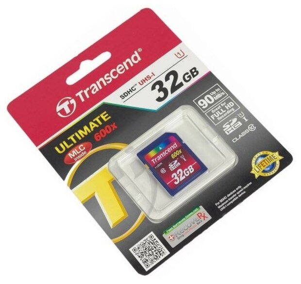Карта памяти SDHC Transcend - фото №3