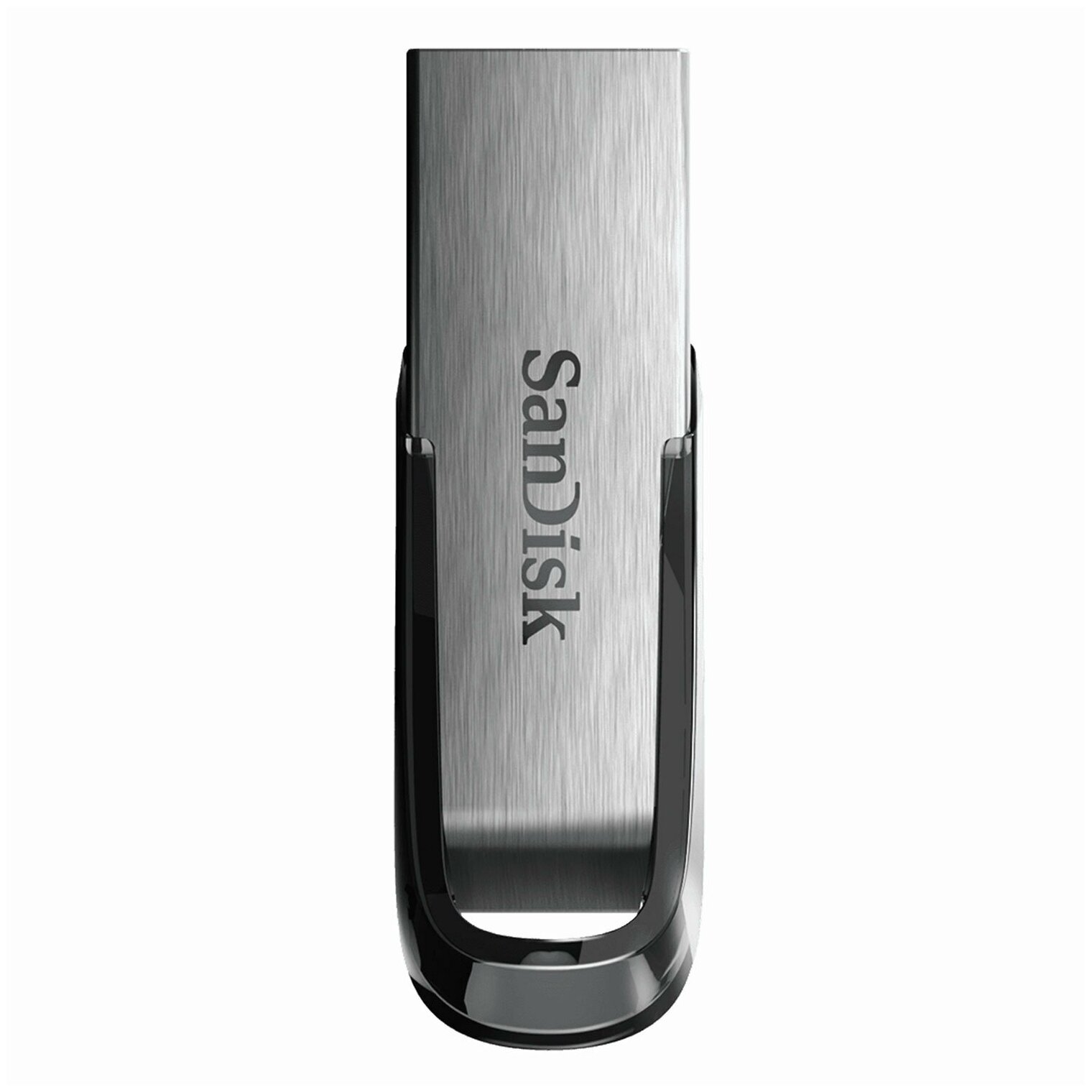 Флеш-диск 32 GB, SANDISK Ultra Flair, USB 3.0, металлический корпус, серебристый/черный, SDCZ73-032G-G46 - 1 шт.