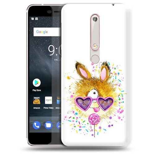 Чехол задняя-панель-накладка-бампер MyPads Чупя для Nokia 6 (2018)/Nokia 6.1 противоударный