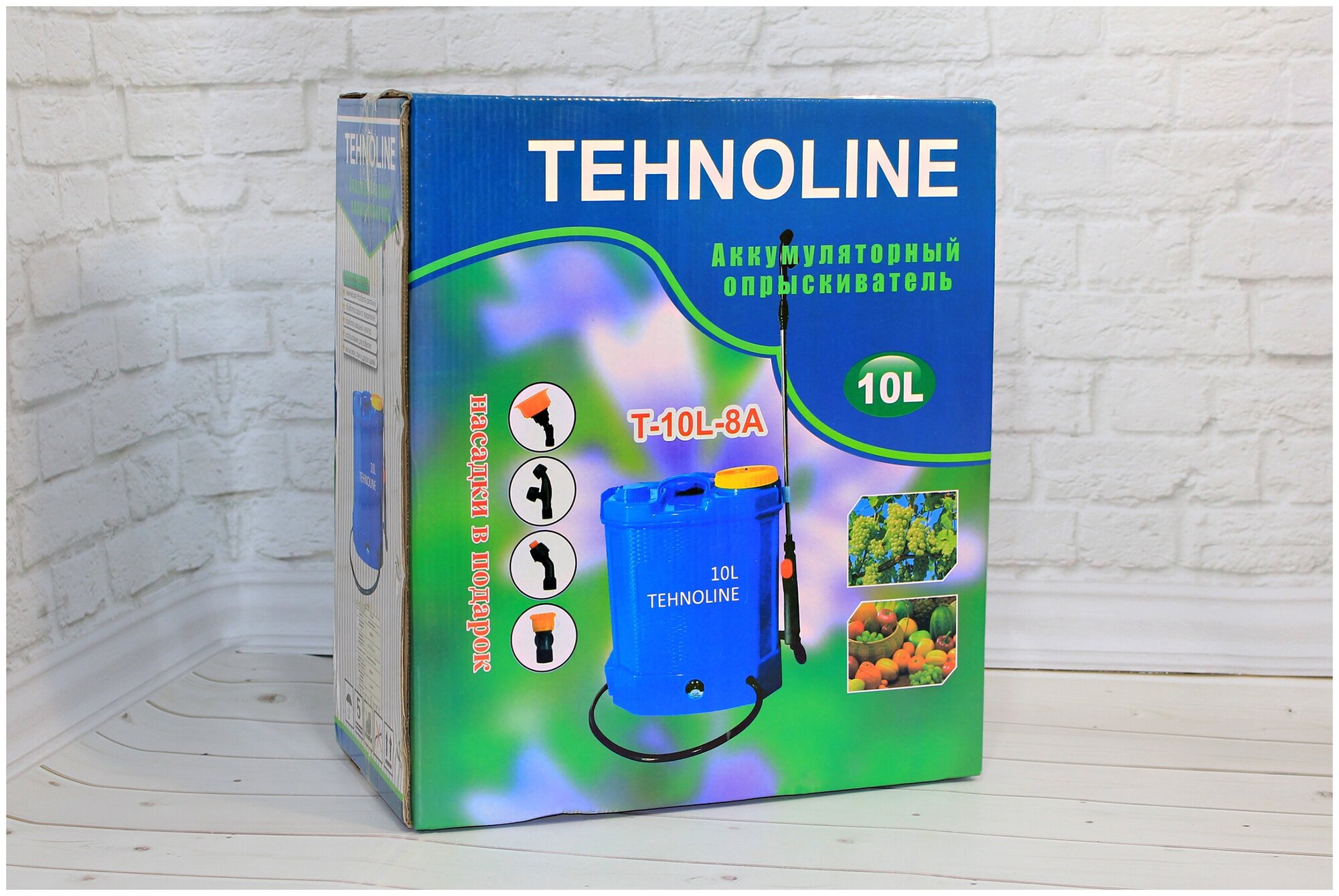 Опрыскиватель Tehnoline 10L-8A (8Ач) 10л. Ранец - фотография № 9