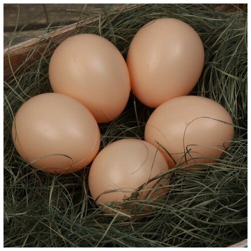 Яйцо искусственное подкладное, для кур, 1 шт, коричневое яйцо искусственное для фазанов