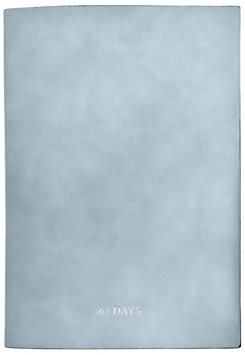 Ежедневник недат.160л,А5,365,мяг,I1010/light-blue InFolio - фото №3