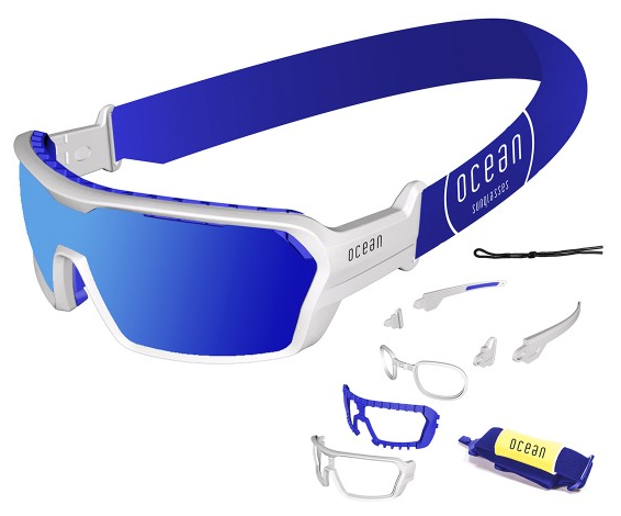 Солнцезащитные очки OCEAN  OCEAN Chameleon Matt White / Revo Blue Polarized lenses