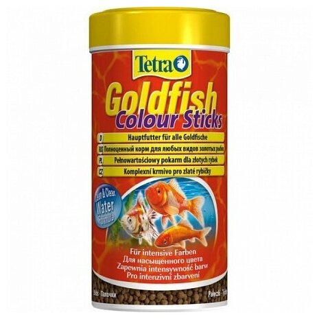 TetraGoldfish Colour Sticks корм в палочках для улучшения окраса золотых рыбок 250 мл . - фотография № 3