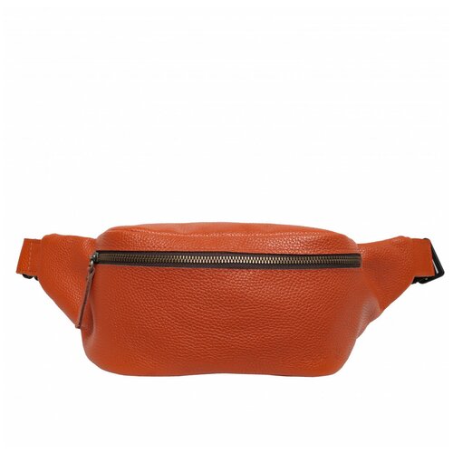 Поясная сумка LORA. Сумка на пояс универсальная. Рыжая.
