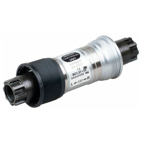 Каретка Shimano ES51 68/121мм б/болтов EBBES51B21 каретка shimano es51 73 113 без болтов