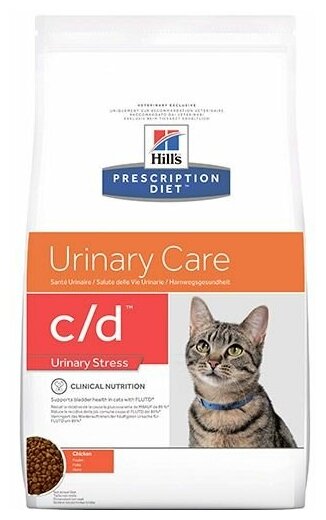 Сухой корм для кошек Hill's C/D Feline Urinary Stress лечение цистита и МКБ, с курицей 1.5 кг - фотография № 10
