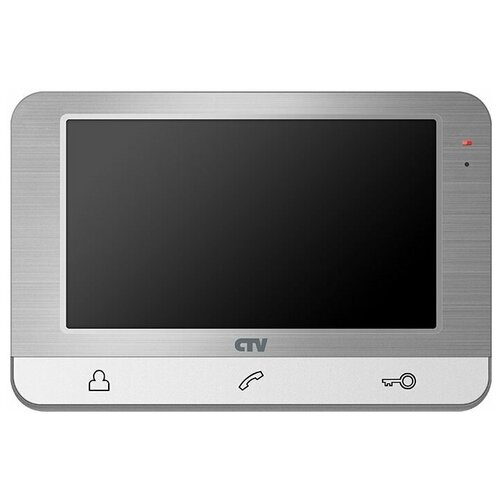 CTV-M1703 Монитор видеодомофона для квартиры и дома (Серебро) ctv m1701s монитор видеодомофона для квартиры и дома черный