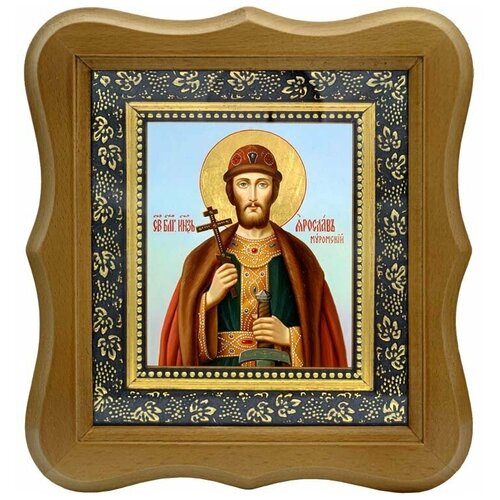 Ярослав (Константин) Муромский Святой благоверный князь. Икона на холсте.