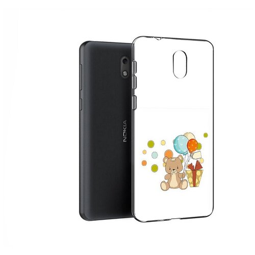 Чехол задняя-панель-накладка-бампер MyPads медвеженок с подарком для Nokia 2 противоударный