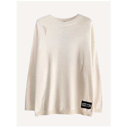 фото Лонгслив sl1p,белый, размер m-l