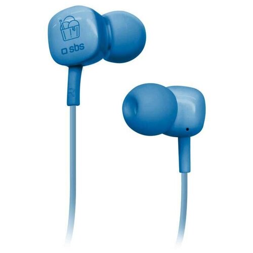 Наушники SBS Ice Cream 35мм с микрофоном 12м голубой TEEARICEB 106000₽