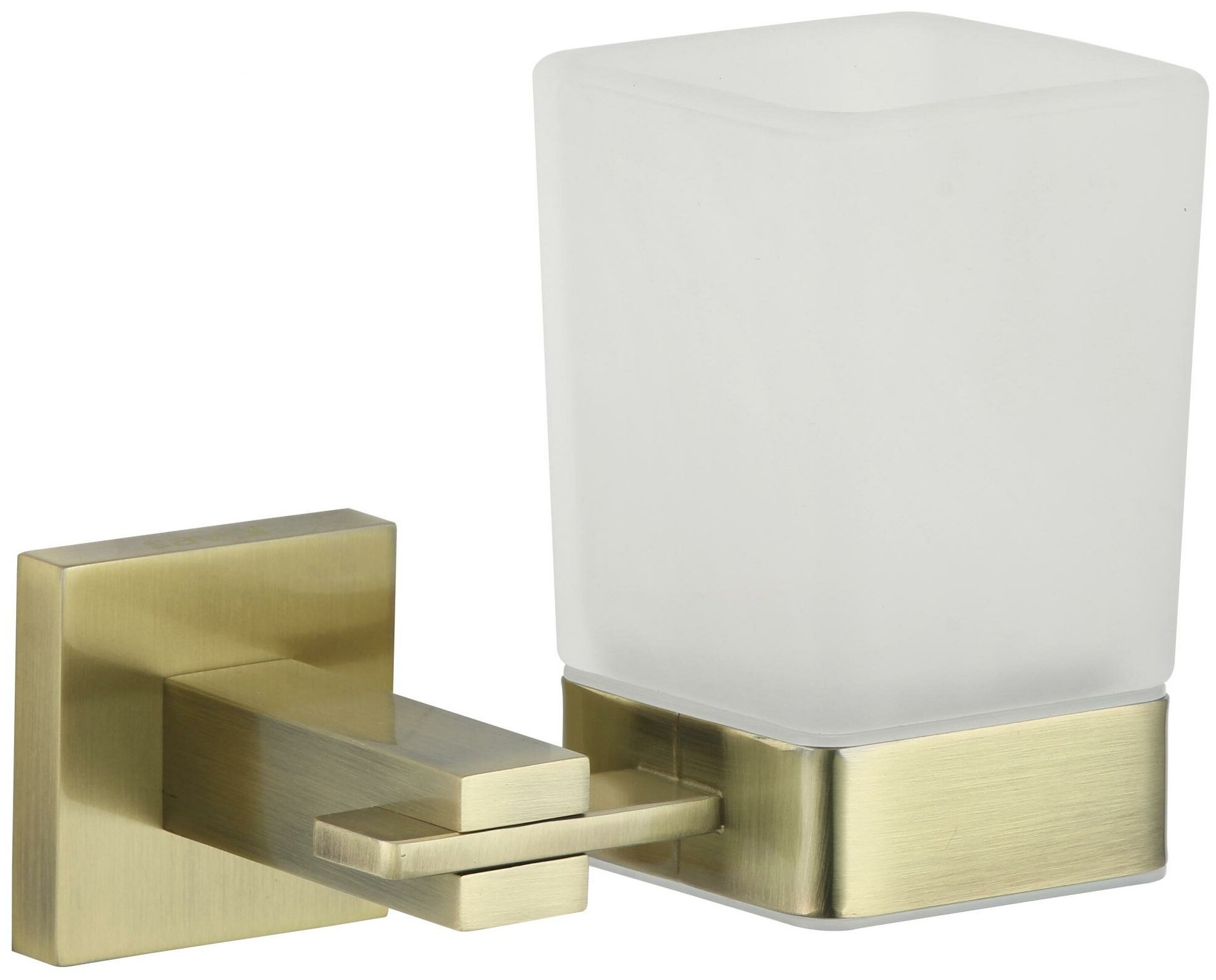 Стакан стеклянный с настенным держателем Savol 65с (S-06558C)