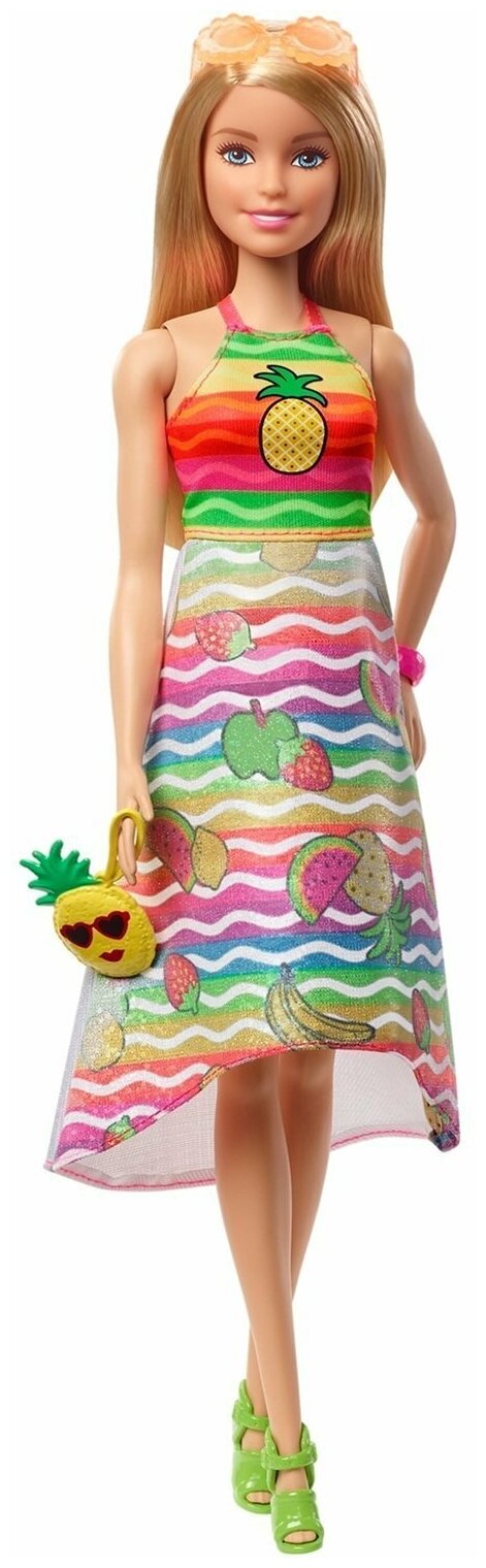 Кукла Barbie Фруктовый сюрприз Брюнетка - фото №4