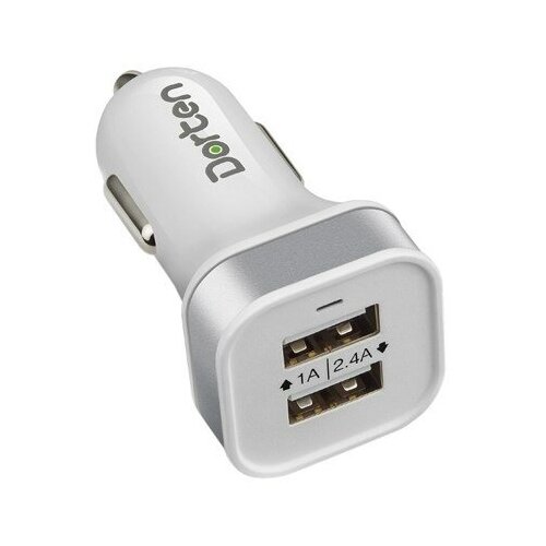 Зарядное устройство USB автомобильное Dorten Universal Car Charger 2-USB DN203301 White