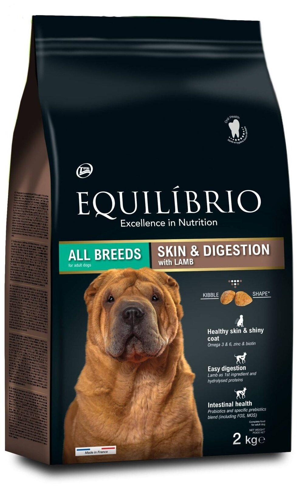 Equilibrio Сухой корм для взрослых собак с ягненком для здоровой кожи и чувствительного пищеварения ( Skin Digestion Lamb) AA017706 | Skin Digestion Lamb 2 кг 55607