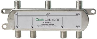 Green Line GL01-06 сплиттер, делитель на 6 выходов